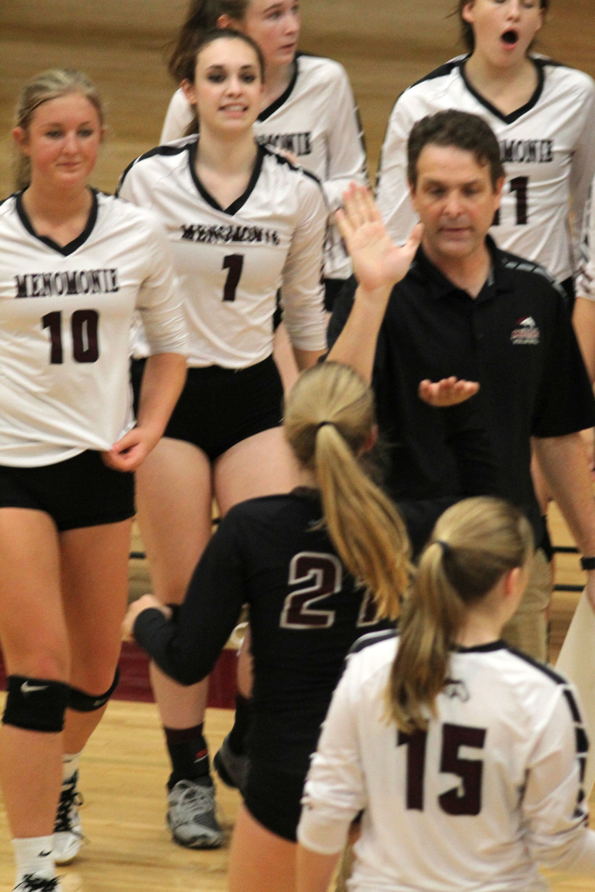 Medford at Menomonie volleyball 10-10-19